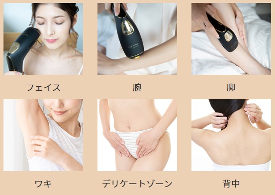 オーパスビューティ―03 power pro 利用可能部位